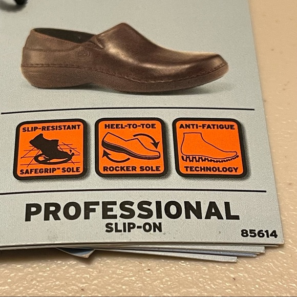 Timberland Pro Series Leather Slip On brown New with Tags women’s size 11 wide - Picture 9 of 12